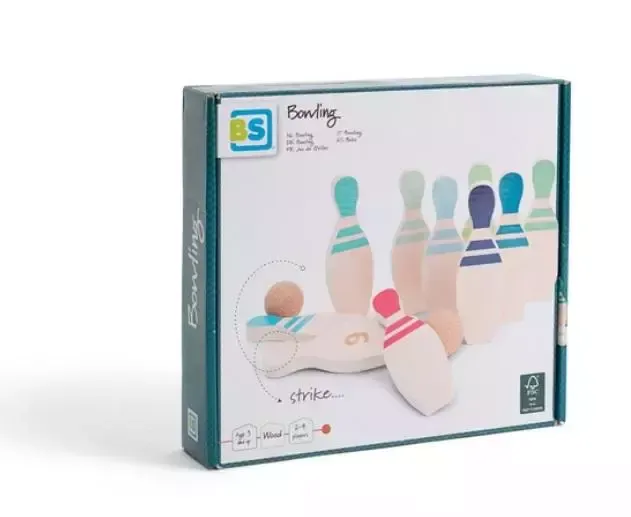 Drewniane kręgle cyferki zdjęcie 1