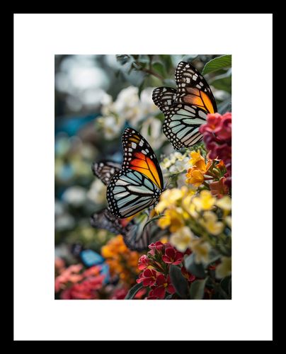 Plakat 13x18cm Motyle Na Łące na Arena.pl