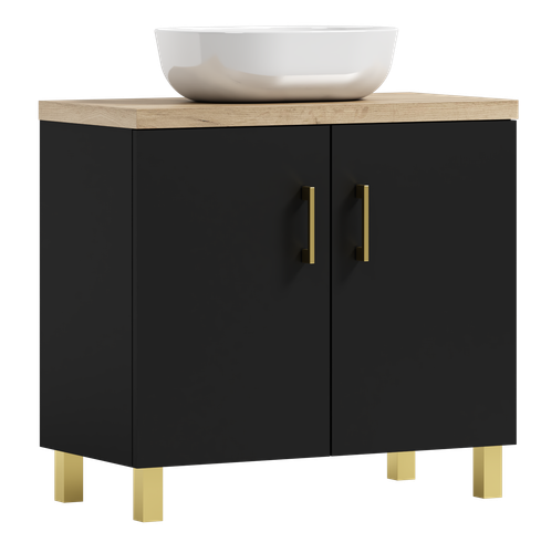 ZESTAW MEBLI ŁAZIENKOWYCH 80 szafka umywalka słupek w. (W7) + BLANCO na Arena.pl