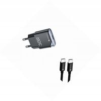 Ładowarka slim GaN 30W wejście USB-C z kablem 1,5m do Realme 14x 5G