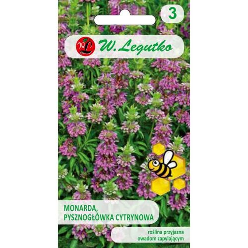Nasiona, Monarda, Pysznogłówka - cytrynowa 0,10g na Arena.pl