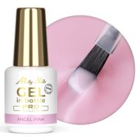 Żel budujący w butelce z pędzelkiem MollyNails Pro Salon Angel Pink 15g