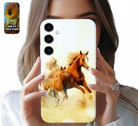 ETUI CASE SAMSUNG GALAXY S24 FE KOŃ KONIE SŁODKIE WZORY ZWIERZĘTA + SZKŁO