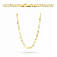 ZŁOTY MOCNY ŁAŃCUSZEK PEŁNY PANCERKA 60CM 585 GRAW