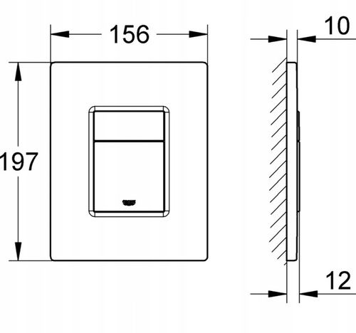Grohe Skate Cosmopolitan przycisk spłukujący biel alpejska 38732SH0 na Arena.pl