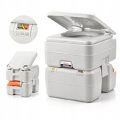 TOALETA PRZENOŚNA TURYSTYCZNA CAMPINGOWA METEOR WC 20l wskaźnik