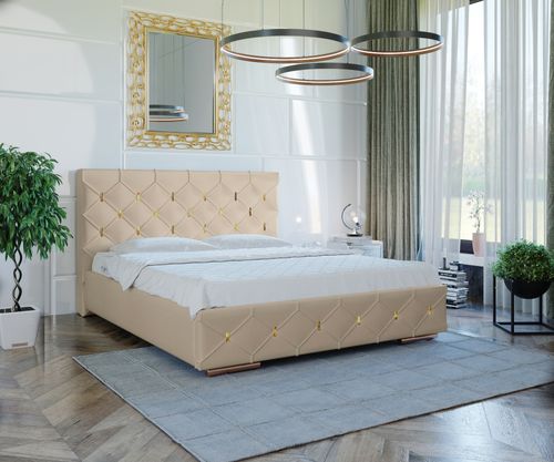 Łóżko tapicerowane MILLENIUM  160×200 ze stelażem na Arena.pl