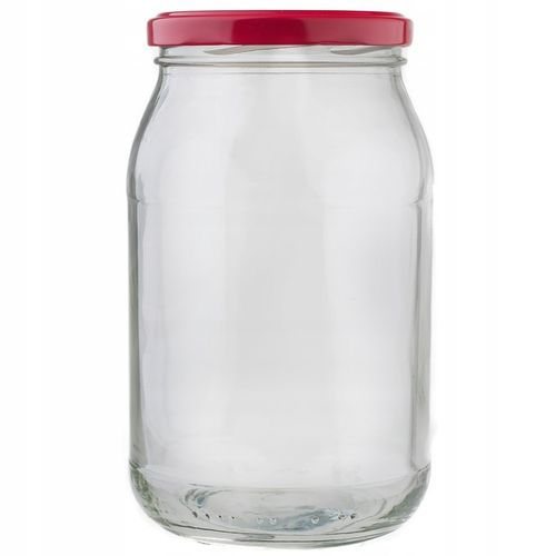 8x Słoik 900ml z zakrętką fi82 na MIÓD DŻEM PRZETWORY słoiki szklane na Arena.pl