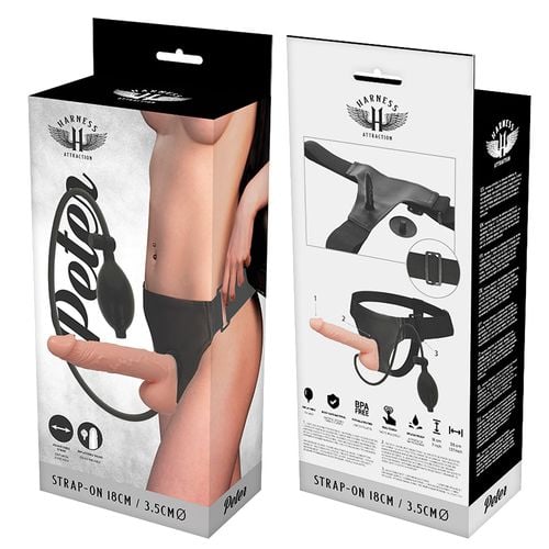 strap-on z realistycznym penisem. elastyczny materiał i regulowana na Arena.pl