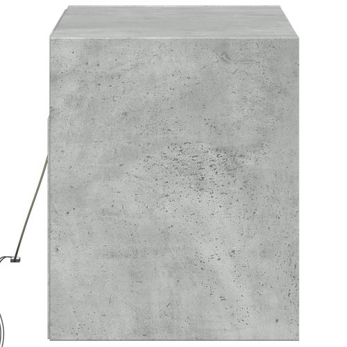 Ścienna szafka TV z LED, szarość betonu, 100x31x35 cm na Arena.pl