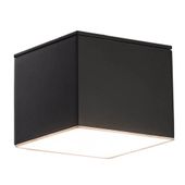Natynkowa LAMPA sufitowa SUWA 8053 Shilo metalowa OPRAWA kostka cube IP44 czarna
