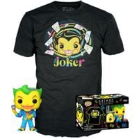 Funko POP! Batman The Joker Glow 370 figurka+T-shirt L