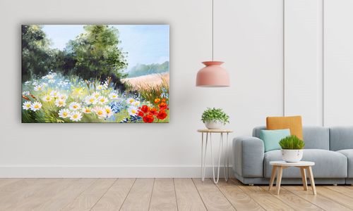 OBRAZ NA PŁÓTNIE 083 Polana 100x70cm na Arena.pl