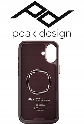 Peak Design Mobile Etui Everyday Fabric Case iPhone 16 Plus – Eclipse na Arena.pl