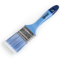 PĘDZEL MALARSKI PROSTY PŁASKI SZTUCZNE WŁOSIE PLASTIKOWA RĄCZKA 50MM