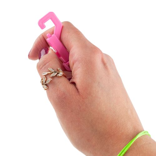 GWIZDEK BRELOK NA SPRĘŻYNCE SMYCZY BRELOCZEK PLASTIKOWY KARABIŃCZYK na Arena.pl