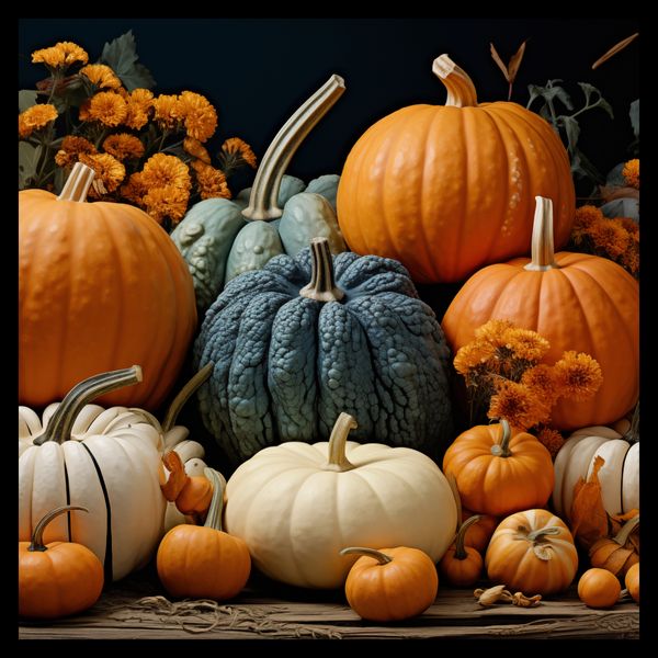 Plakat 50x50cm Jesienne Urodzaje zdjęcie 2