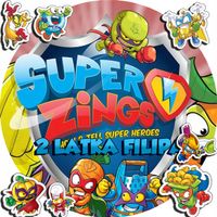 OPŁATEK NA TORT 20CM - SUPER ZINGS BAJKA + IMIĘ + ! 15CM 18CM