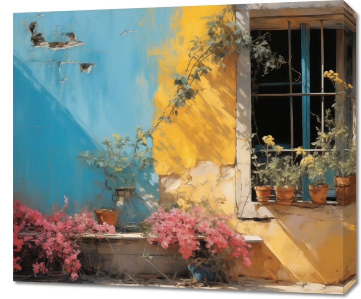 Obraz 70x60cm Słoneczna Ulica zdjęcie 1