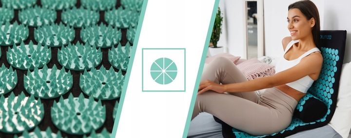 MATA DO AKUPRESURY + PODUSZKA DO MASAŻU XXL PL zdjęcie 6