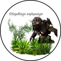 Opłatek na tort Urodziny Predator Łowca Postać 18 30 40 50