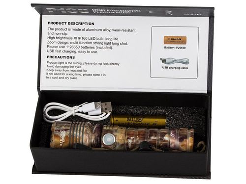 LATARKA MORO WOJSKO LED 1000M ZOOM USB AKU ALU LOTNICZE na Arena.pl