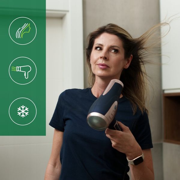 Suszarka do włosów 2400W Z JONIZACJĄ Zimny nawiew + Koncentrator i Dyfuzor zdjęcie 2