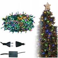 LAMPKI CHOINKOWE ŚWIATEŁKA 300LED WIELOKOLOROWE WEWNĘTRZNE ZEWNĘTRZNE