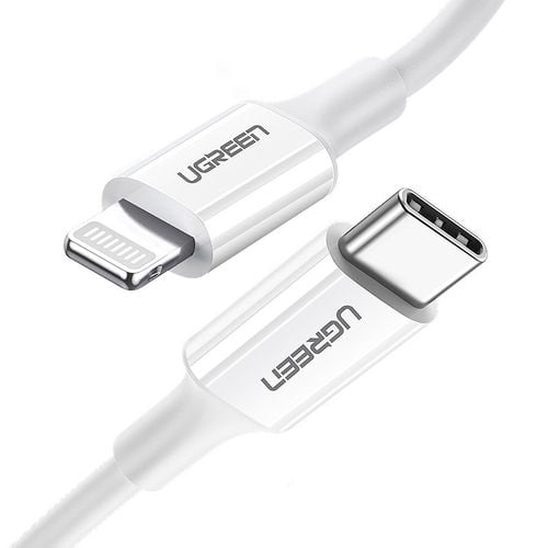 Kabel przewód do iPhone MFi USB-C - Lightning 20W 3A 0.5m biały na Arena.pl