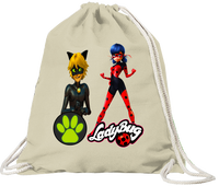 Worek Plecak Biedronka i Czarny Kot