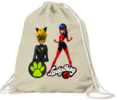 Worek Plecak Biedronka i Czarny Kot