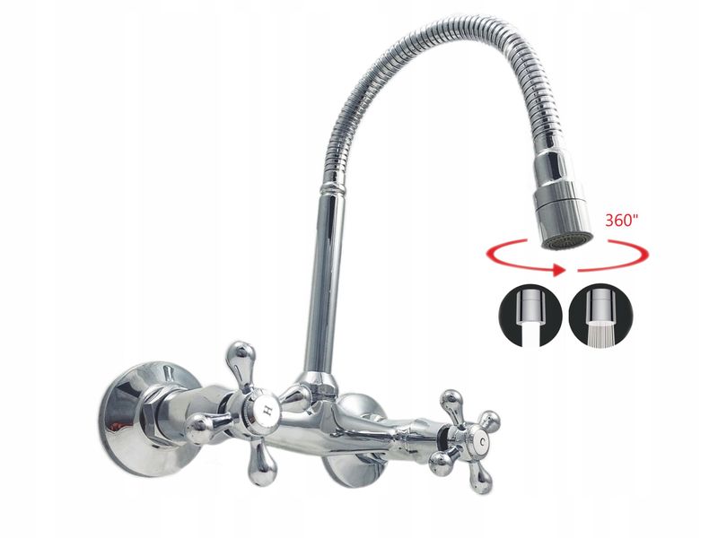RETRO BATERIA KUCHENNA ŚCIENNA FLEX 2 FUNKCJE zdjęcie 1