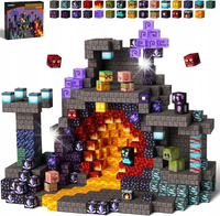 KLOCKI MAGNETYCZNE MINECRAFT KLOCKI KONSTRUKCYJNE ZABAWKA LOGICZNA 100SZT