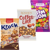 Mix cukierków 1kg ROSHEN: Coffee Like+ Bim-bom + Krock