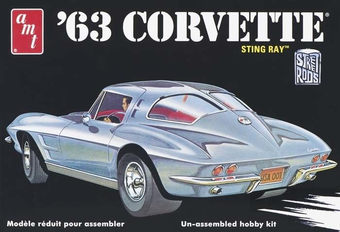 Model plastikowy AMT - 1963 Chevy Corvette zdjęcie 1