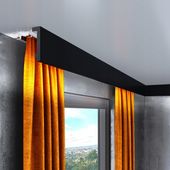 Czarna Maskownica Karnisza LKM03 Twarda Poliuretan