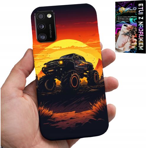 ETUI DO SAMSUNG GALAXY A41 - MONSTERTRUCK, CIĘŻARÓWKA, WZORY + SZKŁO na Arena.pl