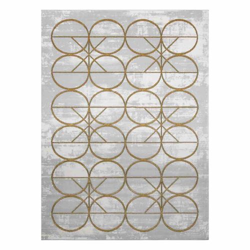 RUG/LU/ESTEMA/CIRCLES/CREAM+GOLD/160x220 na Arena.pl