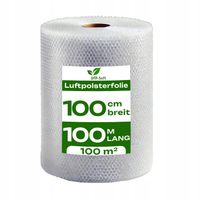 FOLIA BĄBELKOWA PĘCHERZYKOWA szerokość 100cm OCHRONNA DŁUGA nawój 100m TOP
