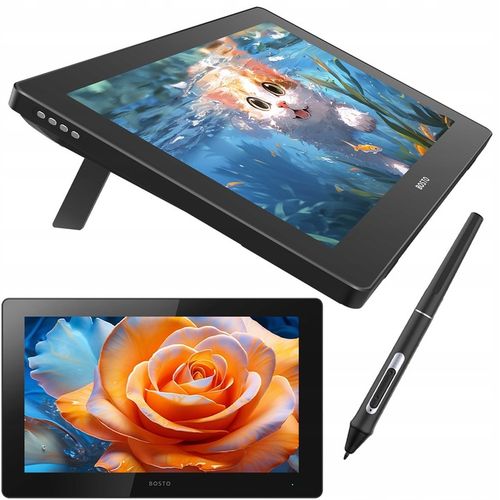 BOSTO BT-16HD 2024 Profesjonalny Tablet graficzny z piórem 16384 st 15,6" na Arena.pl