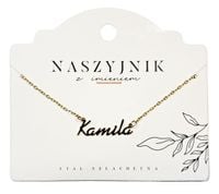 Naszyjnik z imieniem Kamila