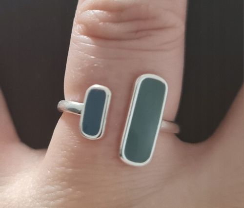 Srebrny Pierścionek Regulowany Srebro 925 Trusky na Arena.pl