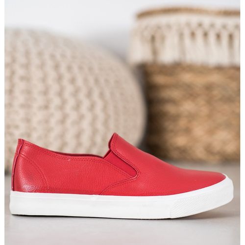 Czerwone Trampki Slip On r.37 na Arena.pl