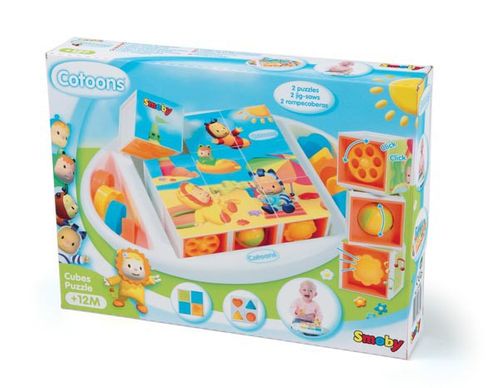 SMOBY Cotoons Puzzle interaktywne -klocki na Arena.pl