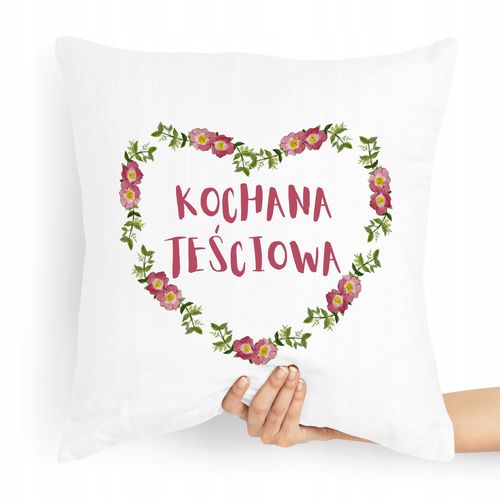 Poduszka Dla Teściowej Kochana Teściowa Prezent Z Nadrukiem Ze Zdjęciem na Arena.pl
