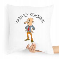 Poduszka Prezent Dla Najlepszego Kierownika Bossa Z Nadrukiem Ze Zdjęciem