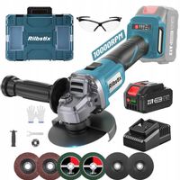 SZLIFIERKA KĄTOWA DO DGA504Z 21V 1000W 125mm+AKU 4.0Ah+TARCZE gratis