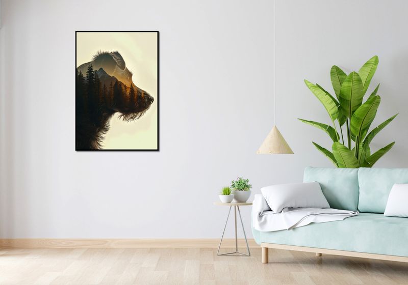 Plakat 68x98cm Psi Duch Lasu zdjęcie 4