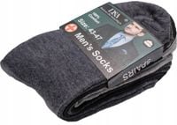 SKARPETY MĘSKIE Skarpetki 5 PAR BAWEŁNA roz 43-47 GŁADKIE ZESTAW