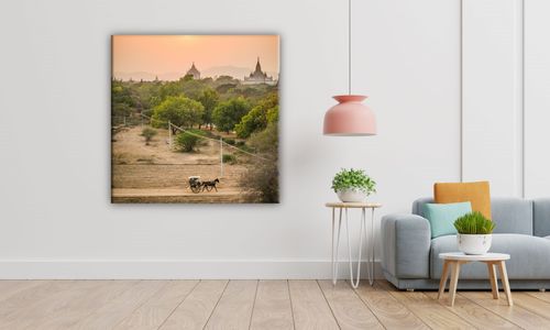 OBRAZ NA PŁÓTNIE 033 Indie 50x50cm na Arena.pl